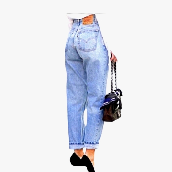 Levi's Denim - Vintage 90's Levi's 550 Tapered Fit Tapered Leg Mom Jeans Size 29.5